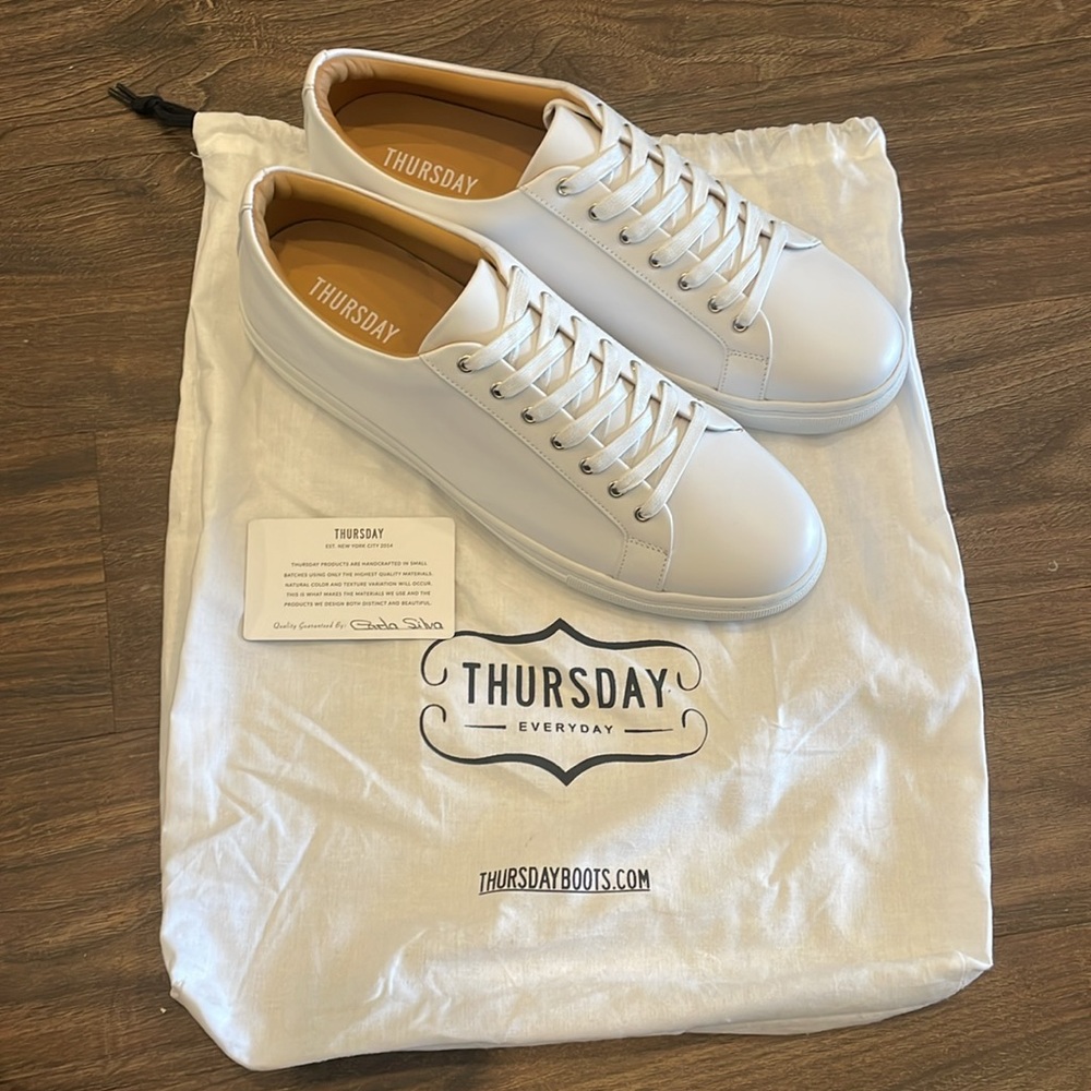 NWOT Men's White Sneakers